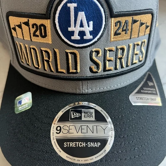 Dodgers New Era 2024 National League Champions Locker Room Hat, NEW - Picture 8 of 8